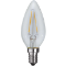 LED lampa E14 C35 klar